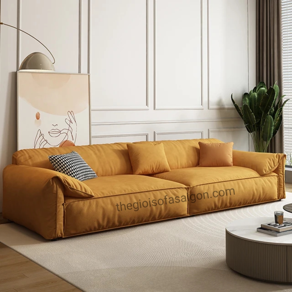 sofa da bò cao cấp biệt thự cao cấp